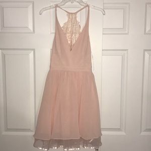 Light pink semi-formal dress